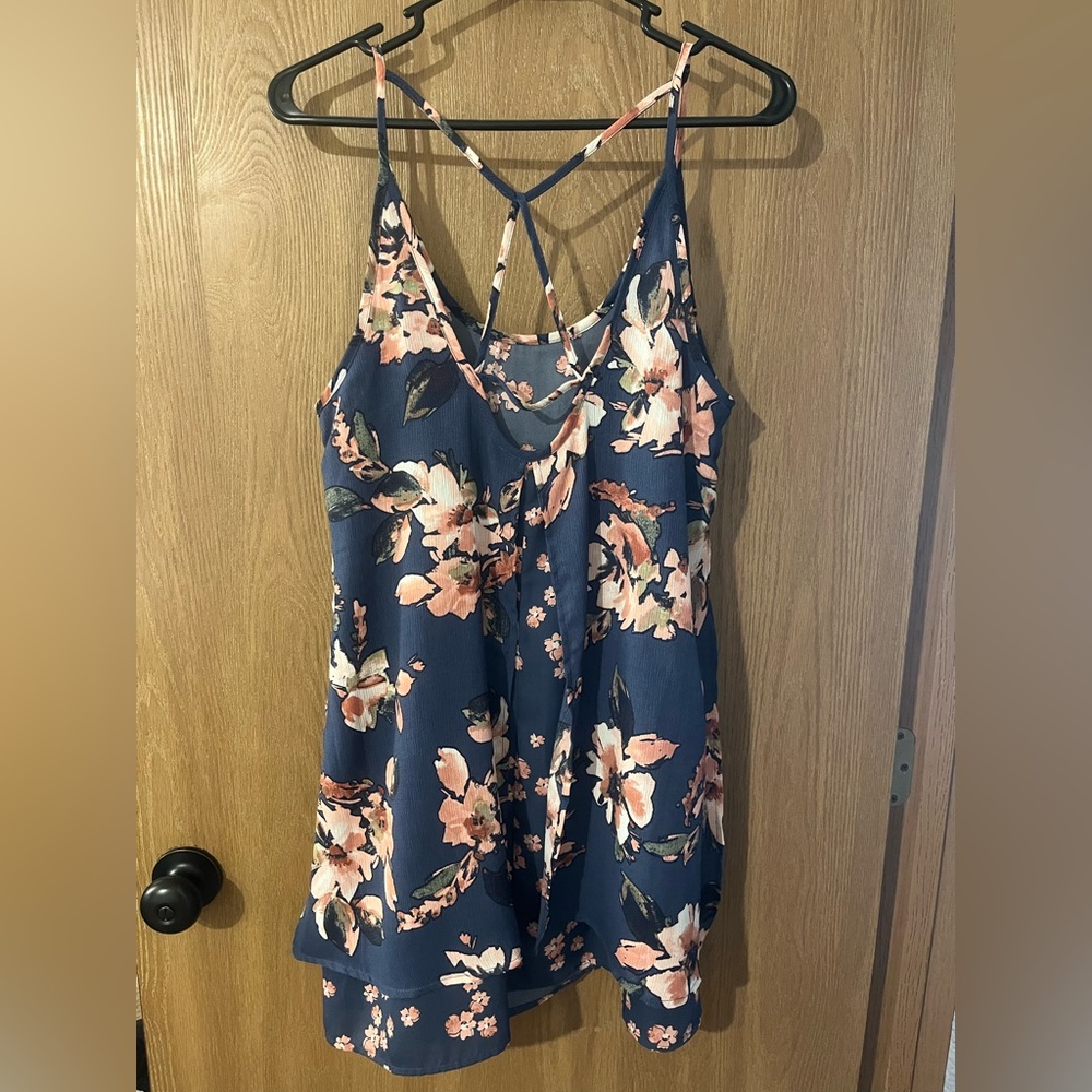 Three pink hearts dress. Size Large.